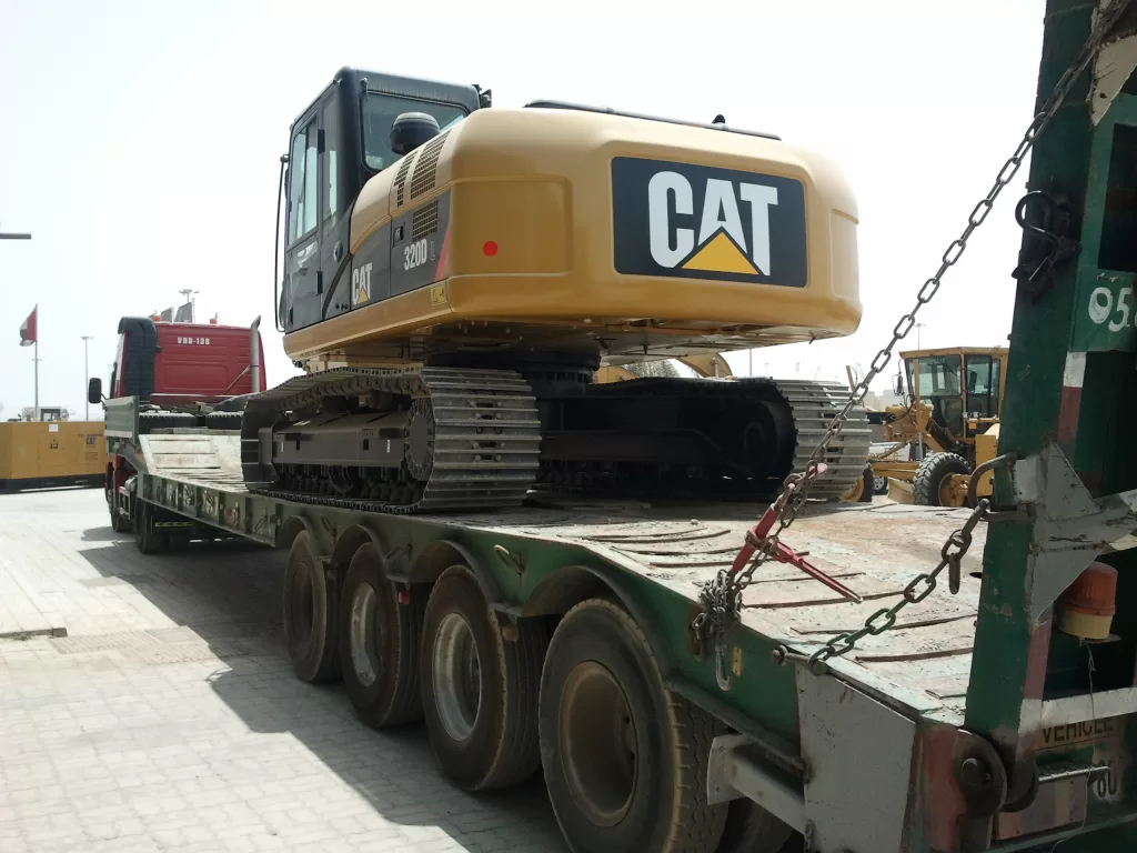 Heavy equipment shipping