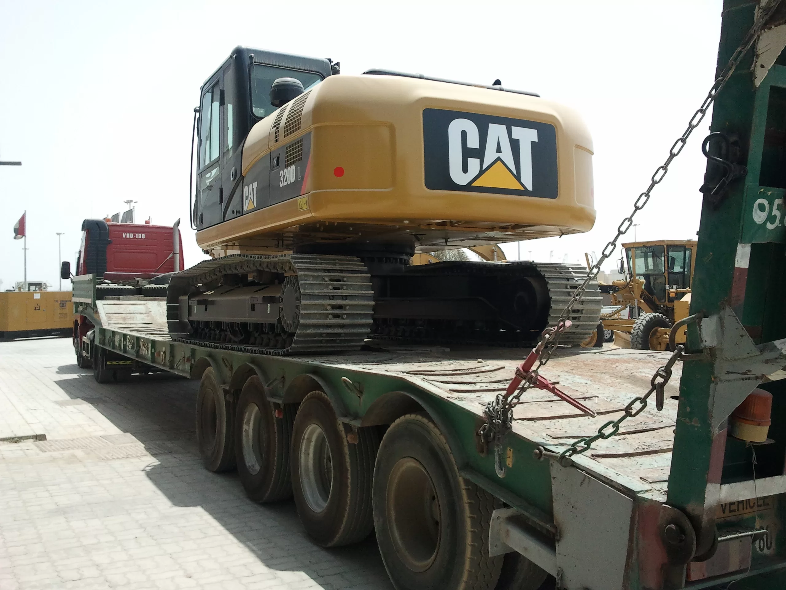 Heavy equipment shipping